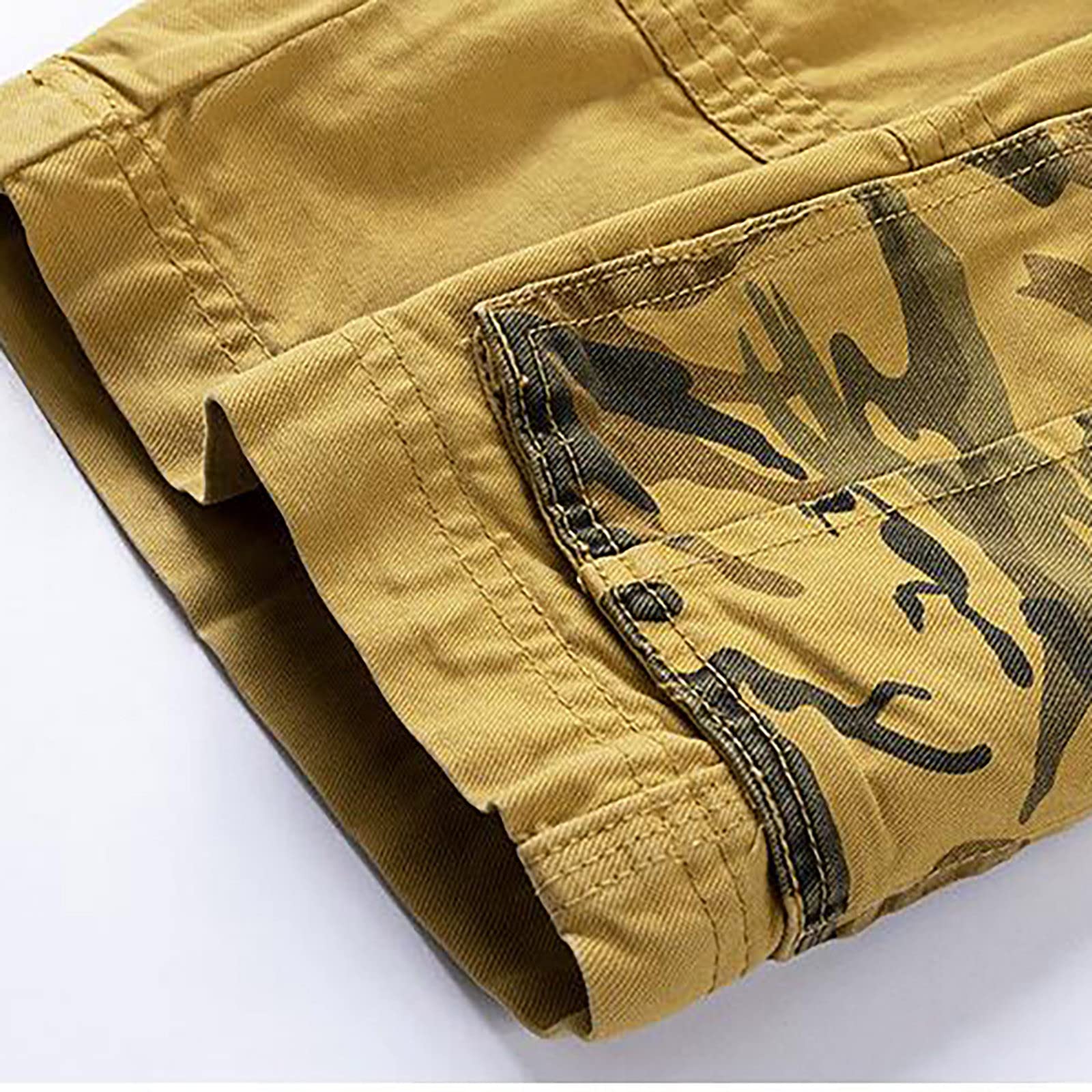 Pantalones Cortos de Verano para Hombres Cintura elástica para Mejor Ajuste Resistente a roturas y desgarros Transpirable y de Secado rápido Frescos en jornadas calurosas