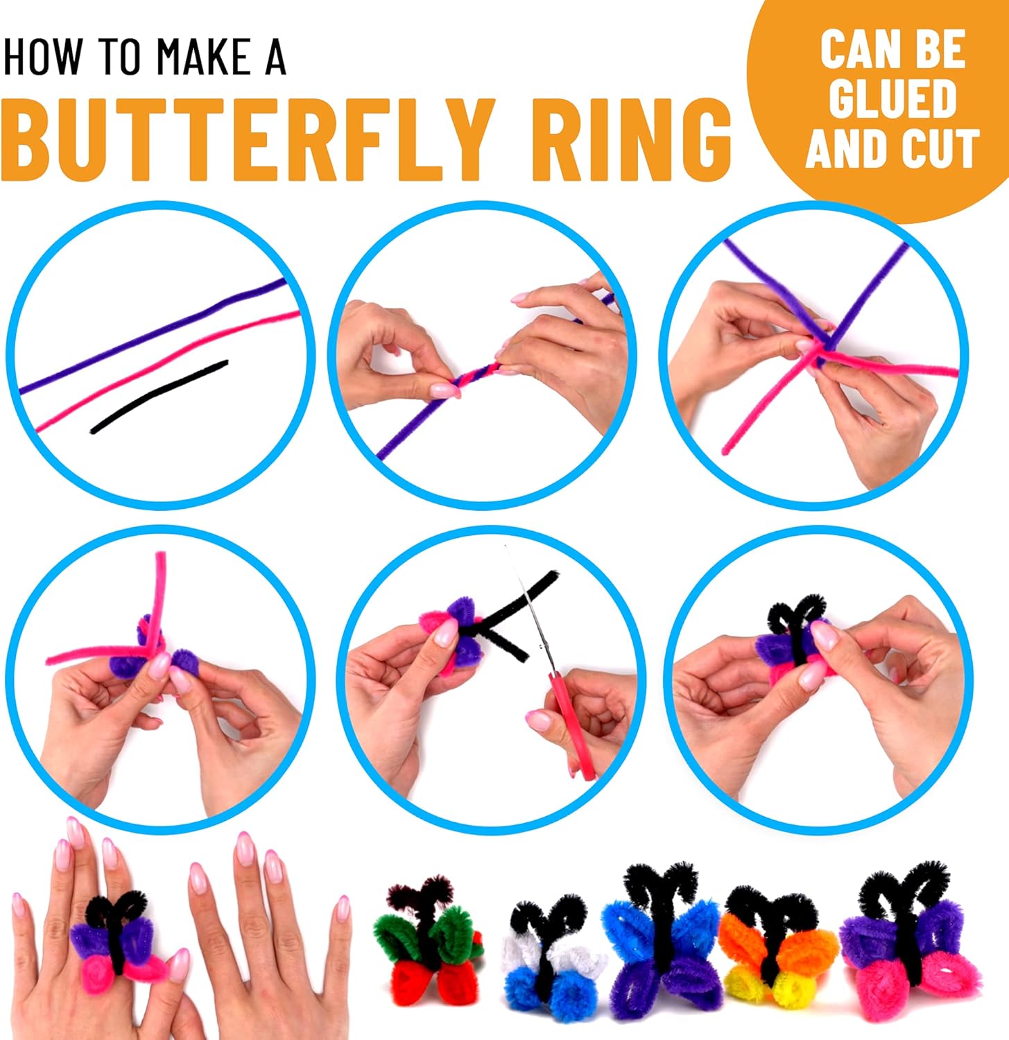 Home Pro Shop 350 Pieces Pipe Cleaners for Craft Supplies - Soft Bristle, Flexible & Durable Pipe Cleaner for Crafts, Fun Creative DIY Ar, & Decorations - 6mm x 12inch Chenille Stems in 30 Colors : Arts, Crafts & Sewing