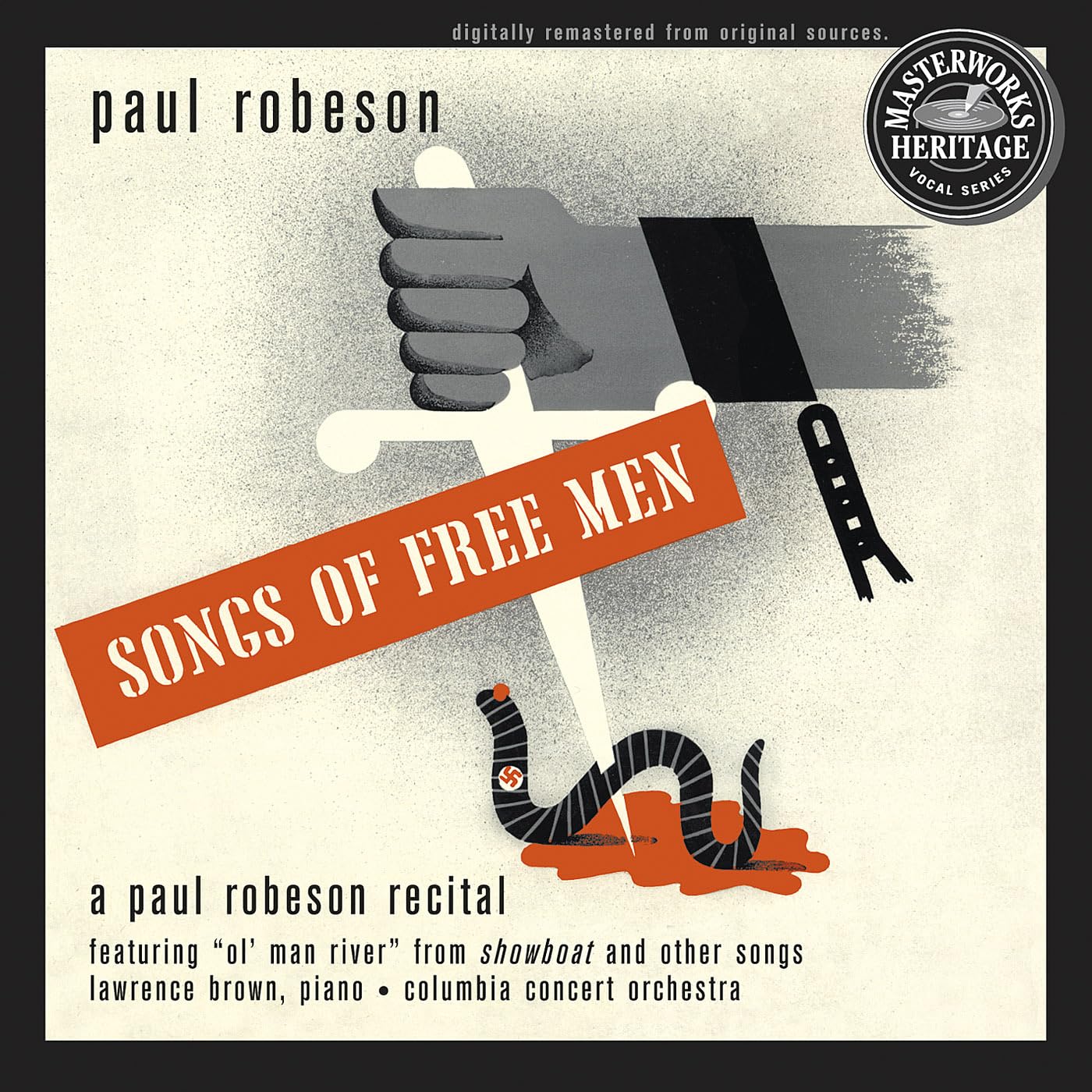 Songs of Free Men: Recital [Audio CD] Robeson, Paul; Robeson Bass Bari and Robeson