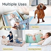 Vista 7 de Reli. Cambiadores desechables para bebé (paquete de 55) Cambiadores de pañales desechables, 13 x 18 pulgadas Forros superabsorbentes, a prueba