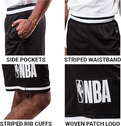 Pantaloncini Uomo NBA Ultra Game - Mash Chrome Shorts - Licenza Ufficiale - Foto 3