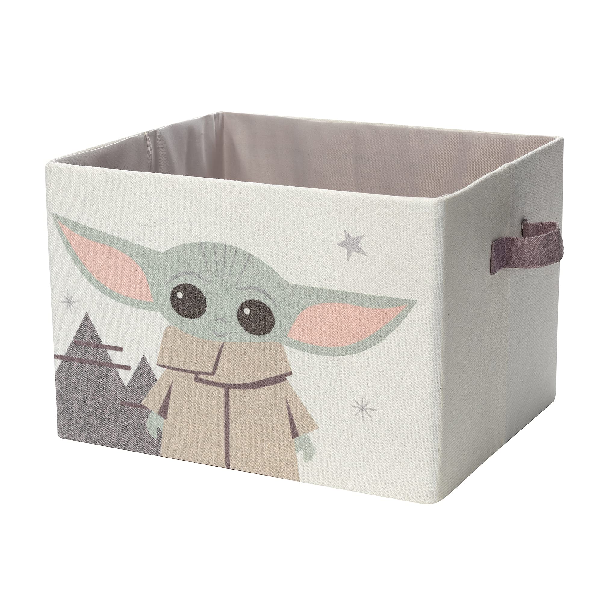 Lambs & Ivy Star Wars Grogu/Baby Yoda Foldable/Collapsible Storage Bin/Basket