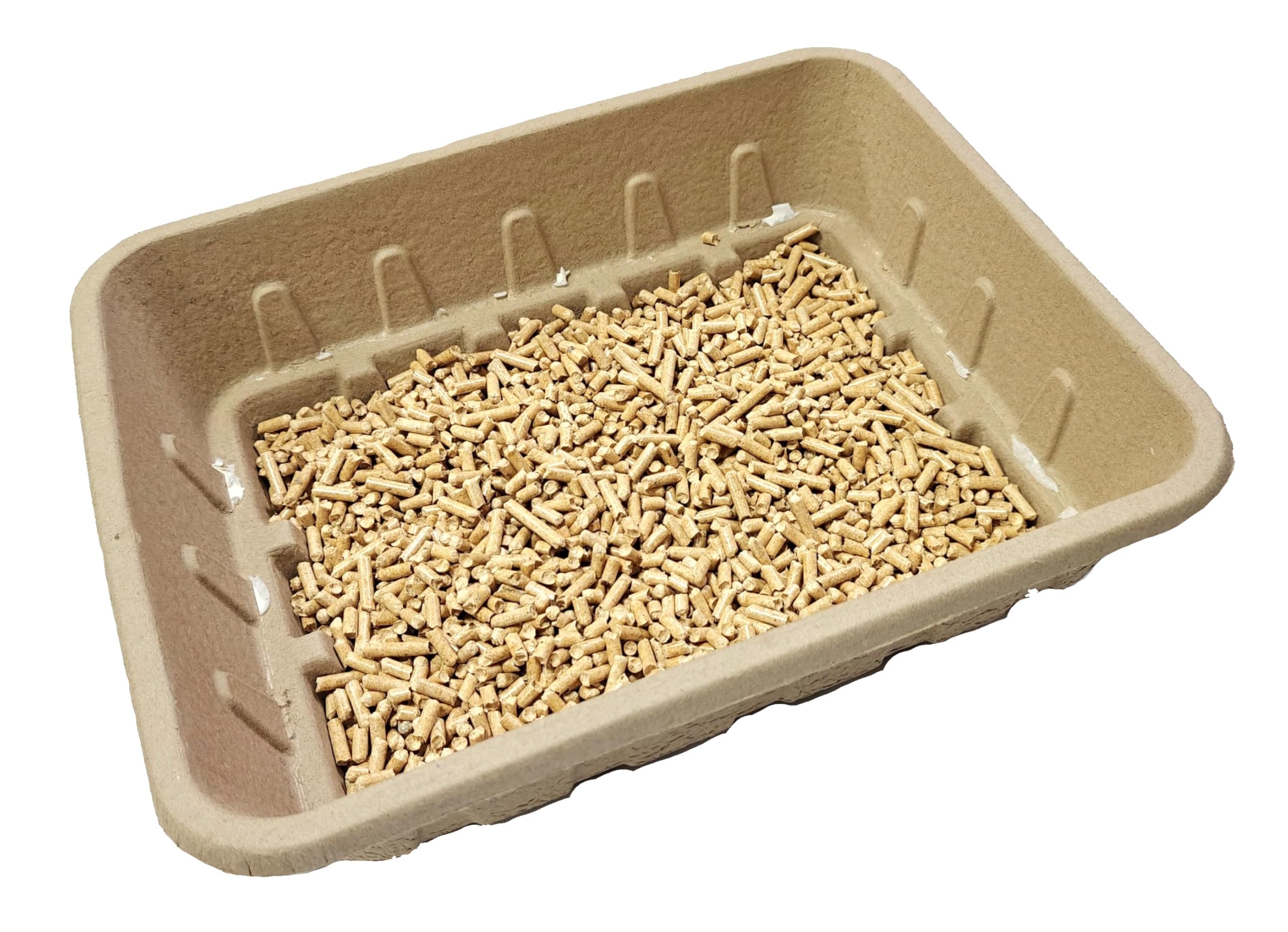 Disposable Cat Litter Tray - EcoPetBox - Volkos Eco Friendly - Liquid Proof (Pre-Filled)