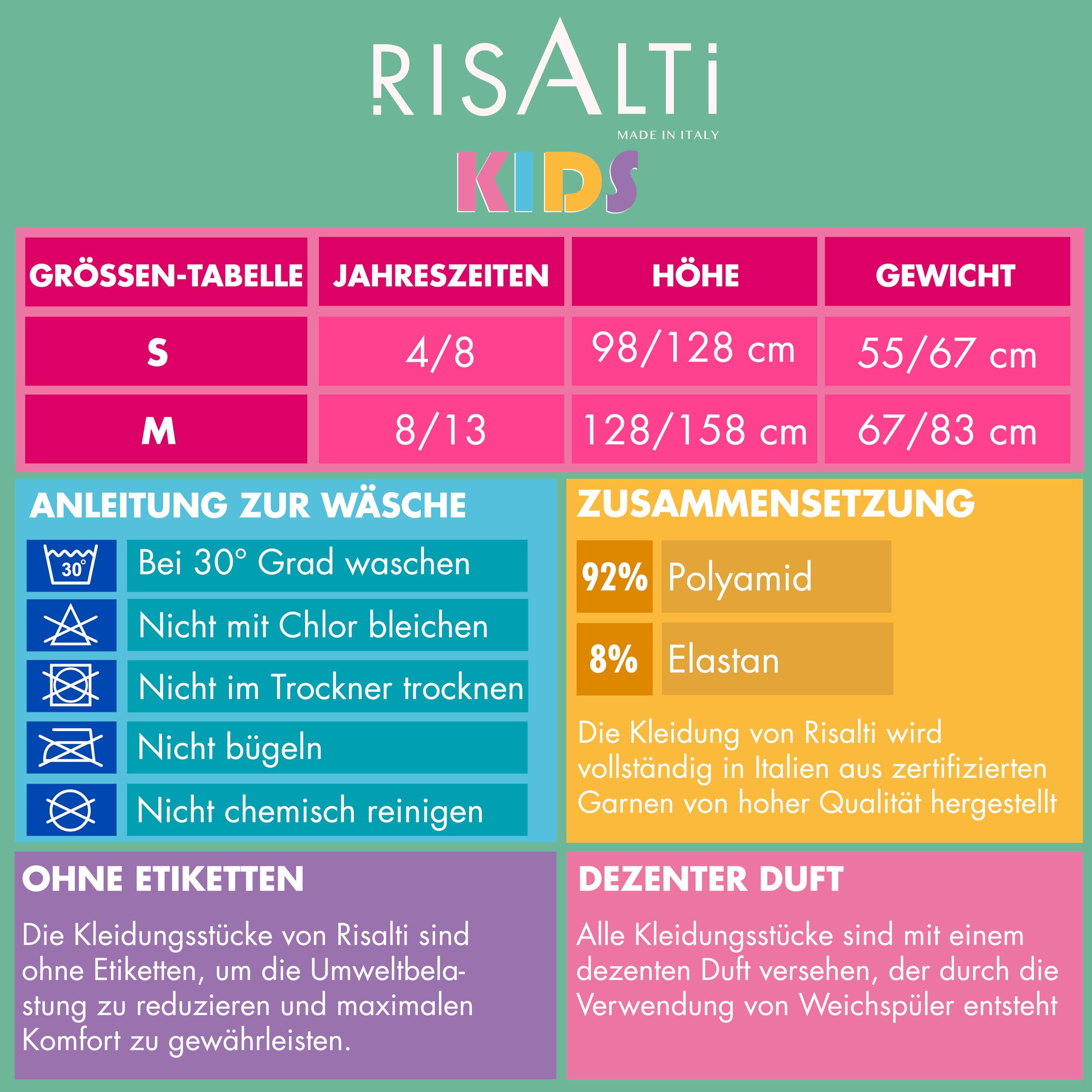 Risalti Bustier Mädchen Amerikanisches Mikrofaser 3 STK - Top Mädchen Bustier, Crop Top Mädchen, Sport Top Mädchen, BH Mädchen, Tops Für Mädchen, Tank Tops, Armbänder Gratis - Made In Italy