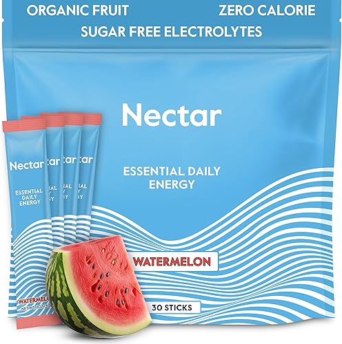 Miniatura 12 de Nectar Energy Booster – Cafeína orgánica, B12 y electrolitos – Sin azúcar y cero calorías – Alternativa saludable al café, bebidas energéticas