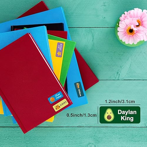Miniatura 4 de 128 etiquetas adhesivas de nombre personalizadas para guardería, etiquetas de nombre impermeables personalizadas para niños, suministros escolares,