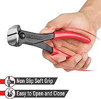 Vista 5 de Bates - Extractor de uñas de pata de gato, alicates de corte de extremo, extractor de grapas, herramienta de carpintero