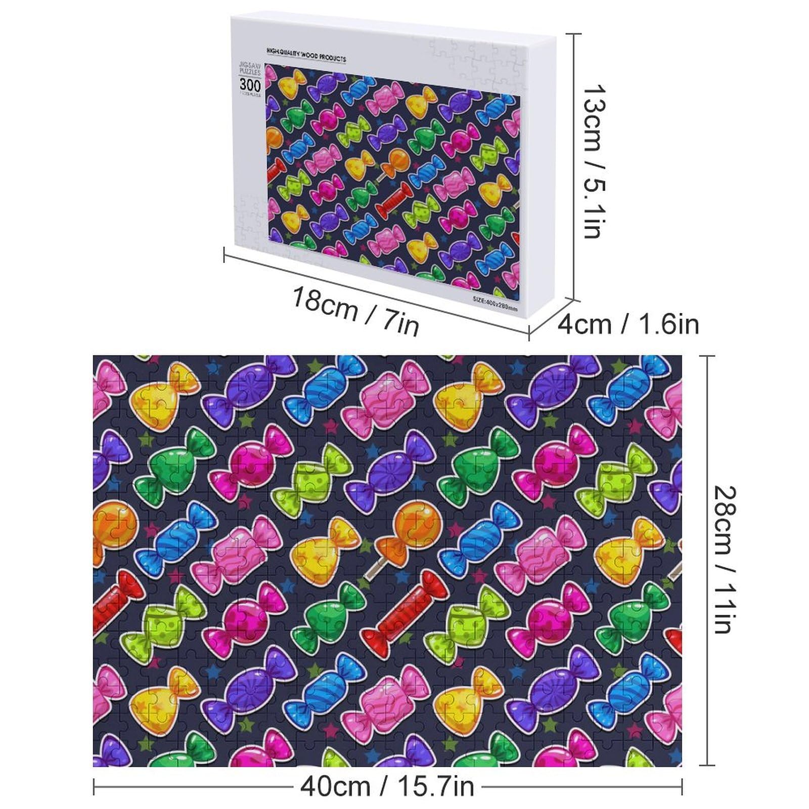 Amazon.co.jp: カラフルなキャンディー 面白いジグソーパズル