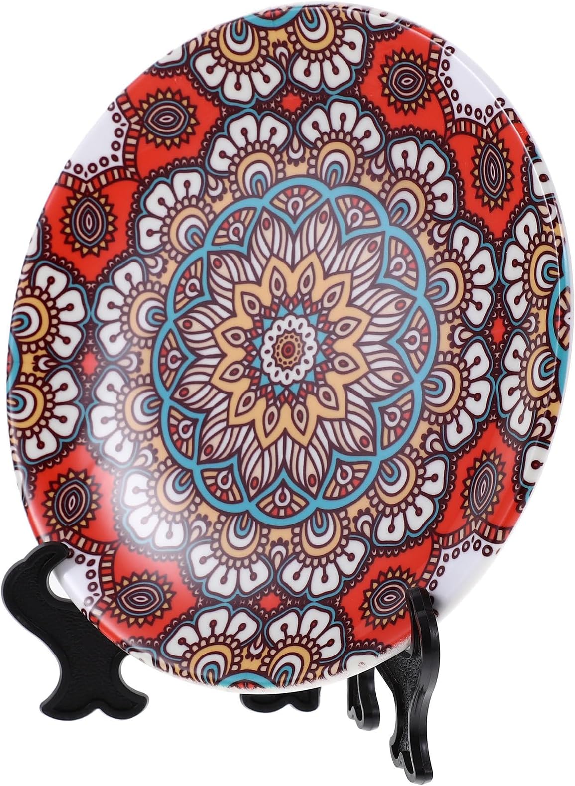 Abaodam Decorative Wall Plate Wall Art 12inch Ceramic Multi-Functional Creative Unique Home Decor for Daily Life and Food Shop