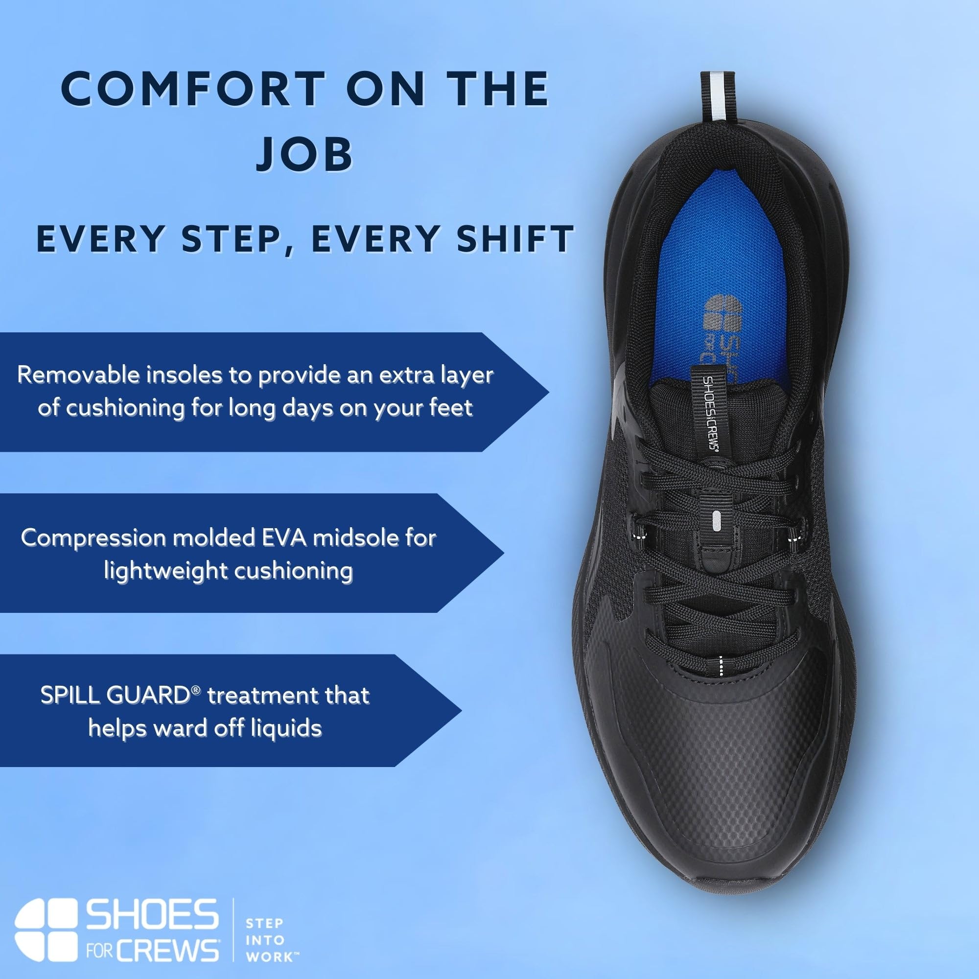 Shoes for Crews Crossing Men, Zapatillas Hombre