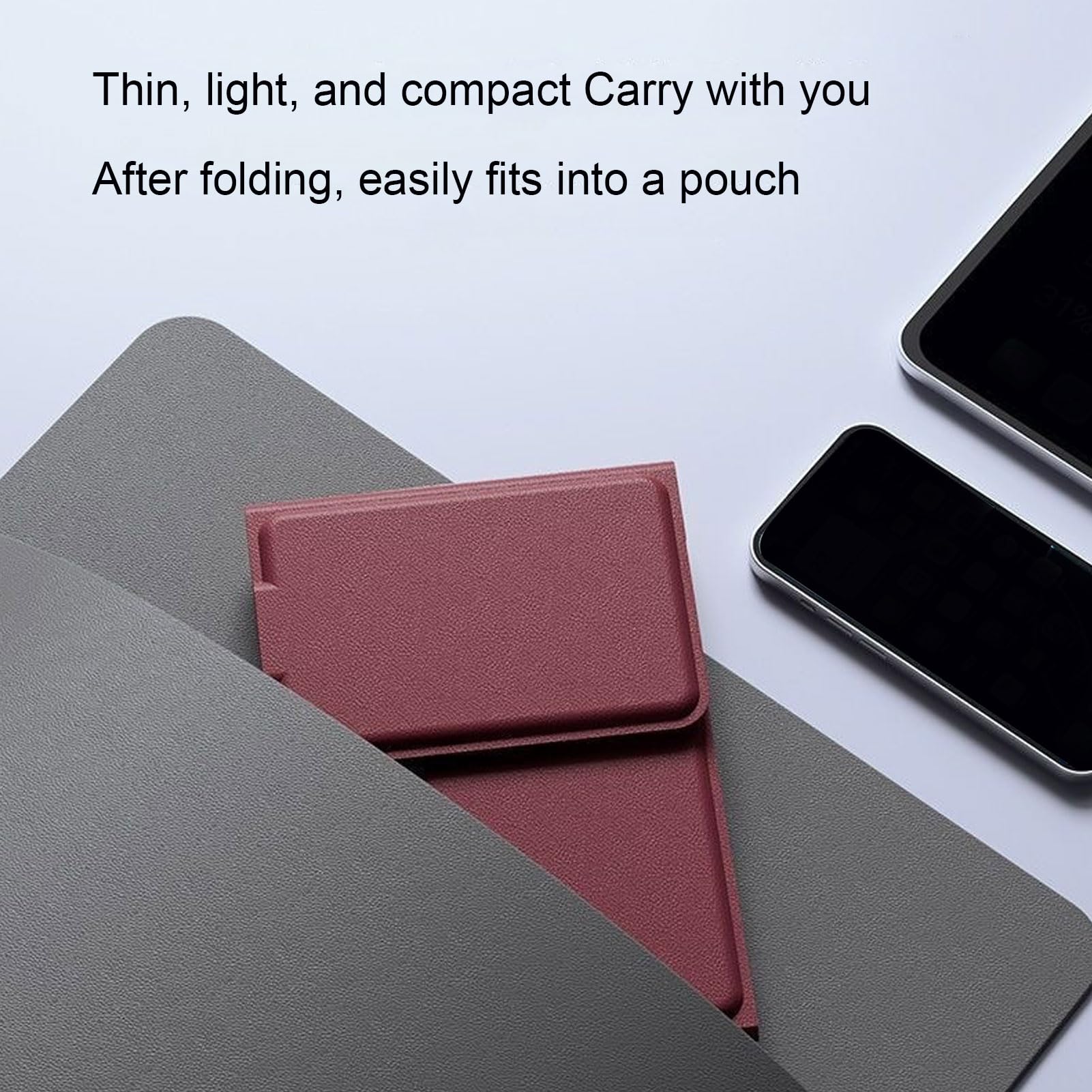 Tastiera ultra sottile con touchpad 3 tasti ripiegabili ricaricabili con commutazione dei dispositivi per viaggi in ufficio a casa