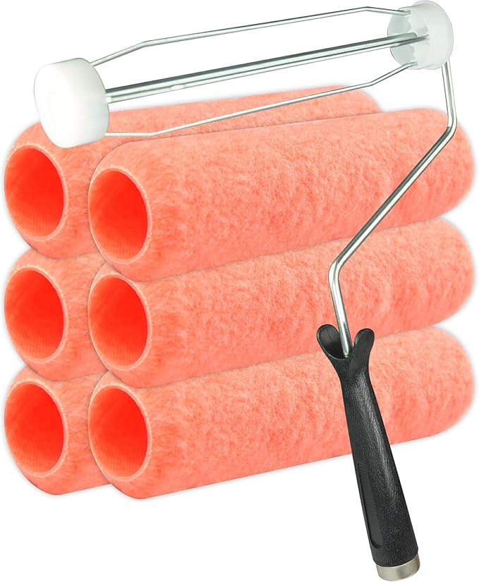KingOrigin 9 inch Paint Roller Covers 7Pieces,Paint Roller,Paint