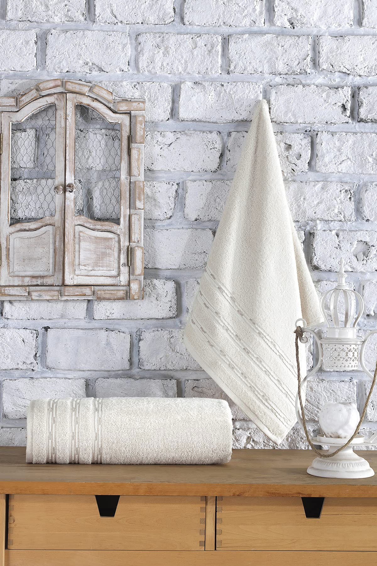Serviette de bain en coton pour créer une bulle de douceur et de sérénité chez vous