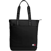 Tommy Jeans Donna Borsa Shopper Daily Borsa Tote Bag, Nero (Black), Taglia Unica