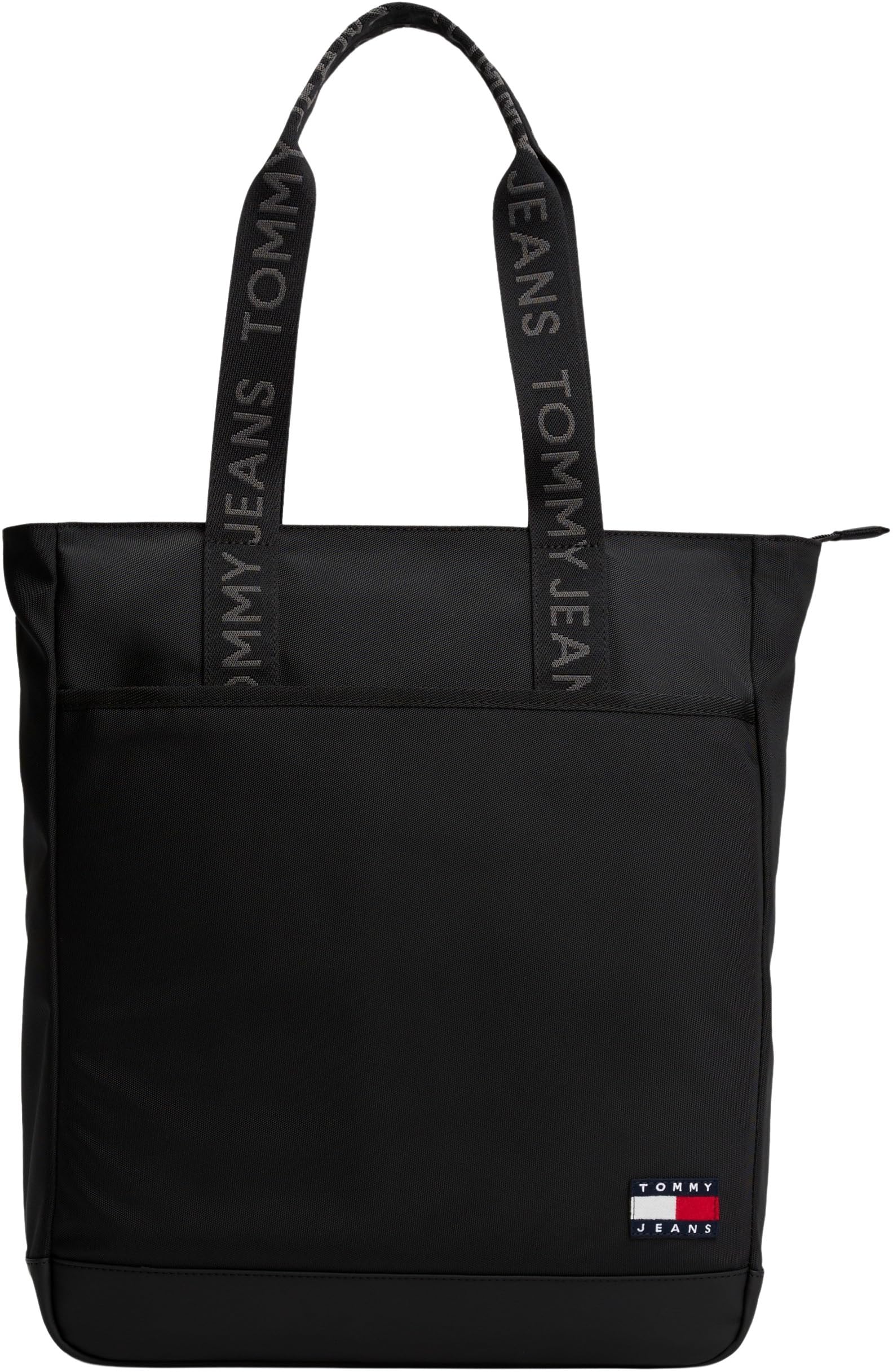 Tommy Jeans Bolsa Shopper Hombre Daily Tote Bag Bolso, Negro (Black), Talla Única