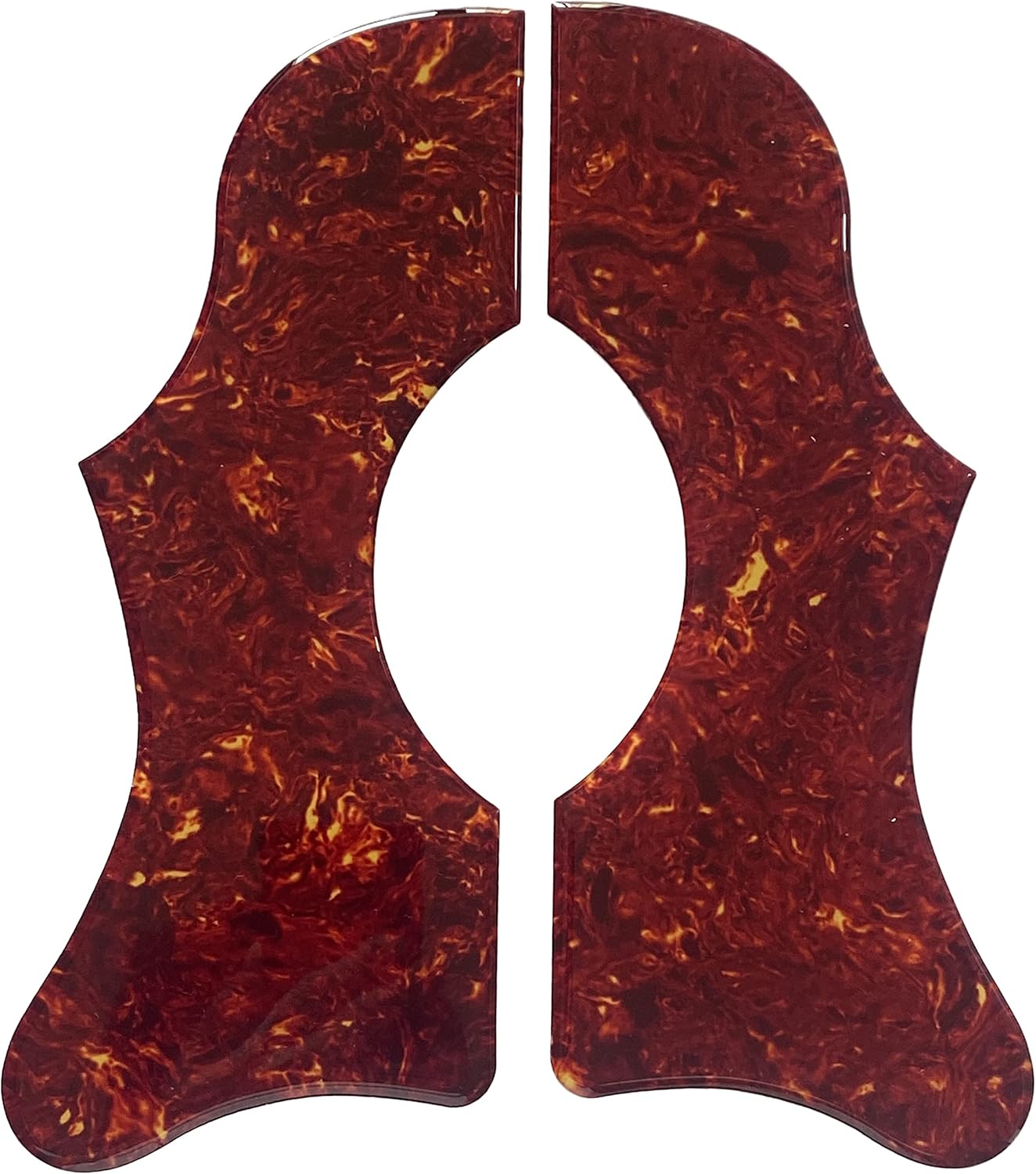 Guitar Parts For Gibson J45 & J50 Acoustic Folk Guitar Self Adhensive Crystal Pickguard (Red Tortoise -Right Lefthand)