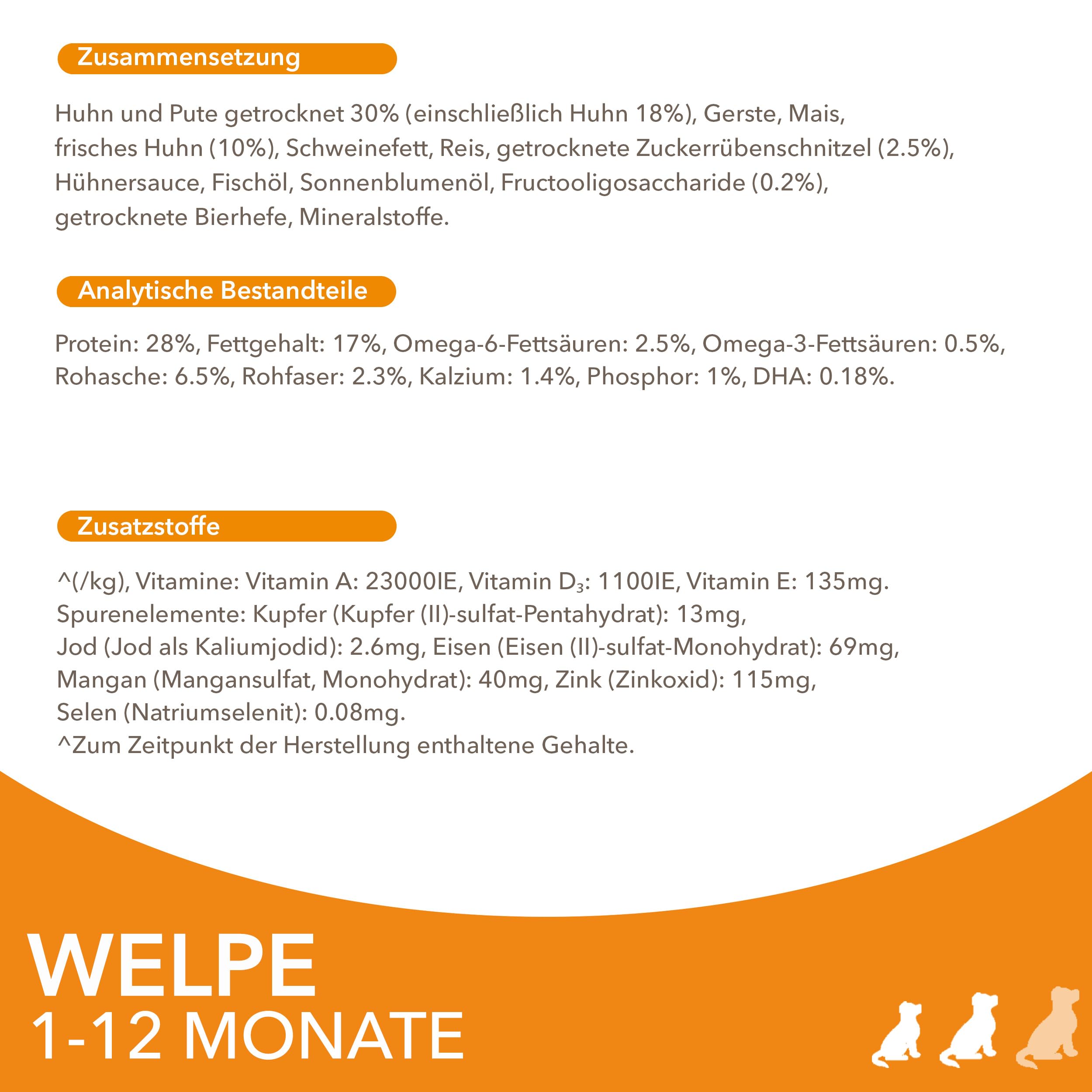 IAMS Welpenfutter trocken mit Huhn für kl. & mittelgroße Rassen, 12kg | Trockenfutter | für Welpen | für Junior Hunde | im Alter von 1-12 Monaten | für kleine & mittelgroße Rassen