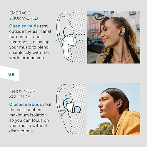 Miniatura 3 de Sennheiser Sennheiser ACCENTUM - Auriculares inalámbricos abiertos con diseño abierto, sonido dinámico y Bluetooth 5.3 para uso diario premium,