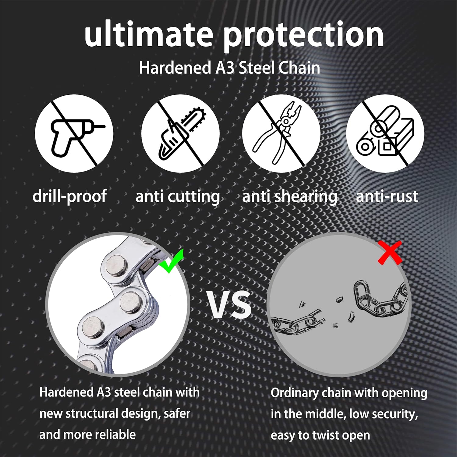 Scooter Lock,Bike Chain Lock,Electric Scooter Locks Anti Theft for Electric Scooter Segway,Ninebot,Xiaomi, Razor and Bicycle Lock Cable Accessories