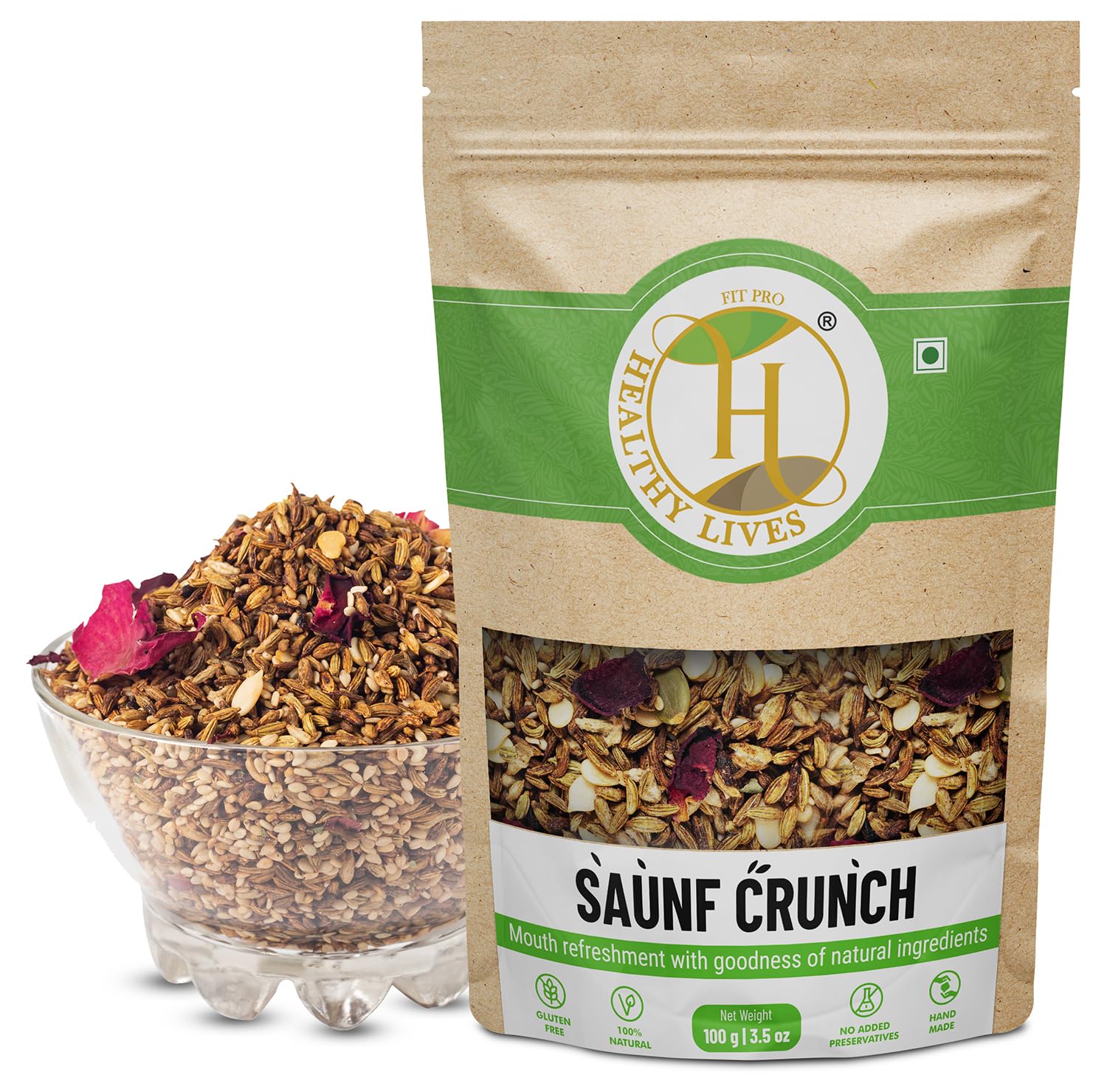 Fitpro Healthy Lives Saunf Mouth Freshener – Refreshing Fennel Seeds Chews for Instant Fresh Breath | Green Saunf | Khas Chandan/White Saunf | Pure and Healthy Digestive Fennel Mukhwas Seeds (B0CCL5MJSB) Amazon Price History, Amazon Price Tracker