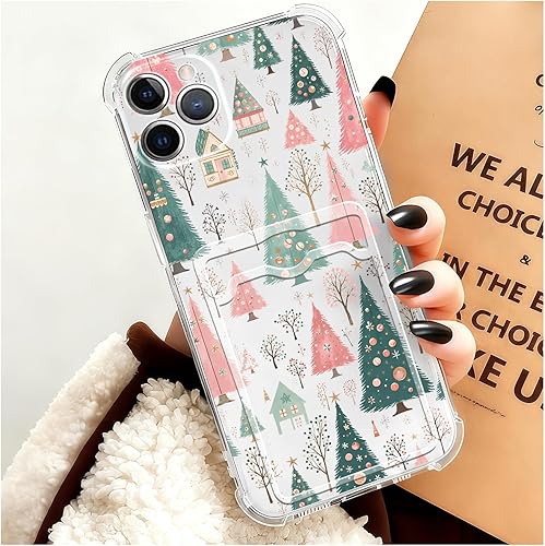 Miniatura 37 de Branwen Funda para iPhone 11 de 6.1 pulgadas, diseño de cascanueces y bailarina, cartera transparente a prueba de golpes, funda de bolsillo de TPU