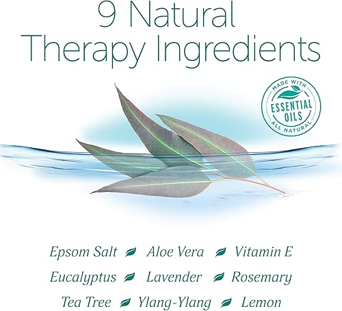 Miniatura 3 de Epsoak Epsom Salt Detox + Cleanse - 12 libras (cantidad. 6 bolsas de 2 libras) Sales de baño con aceites esenciales naturales