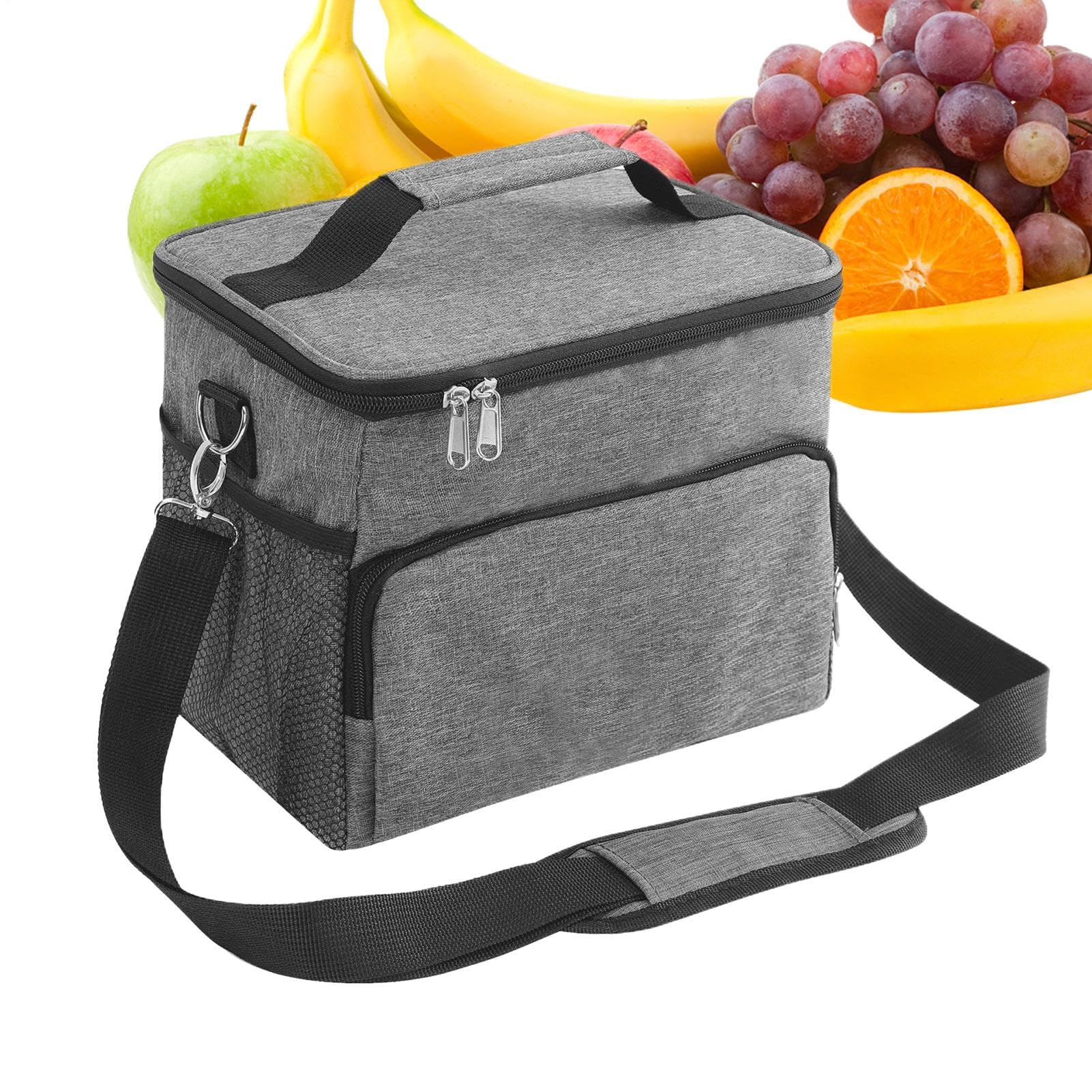 Torba Na Lunch Wielorazowe Izolowane Torby Na Lunch | Przenośny Miękki Pojemnik Termiczny Do Pracy Szkoły Plaży pikniku Dla Dzieci Chłopców Mężczyzn Kobiet Dorosłych