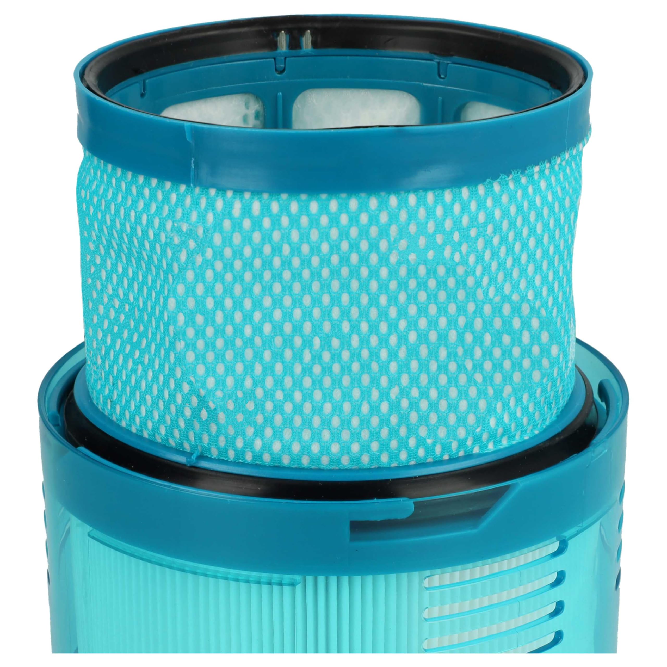 vhbw 10 x filtr do odkurzacza Dyson 972352-01 filtr powietrza wylotowego, turkusowy/biały