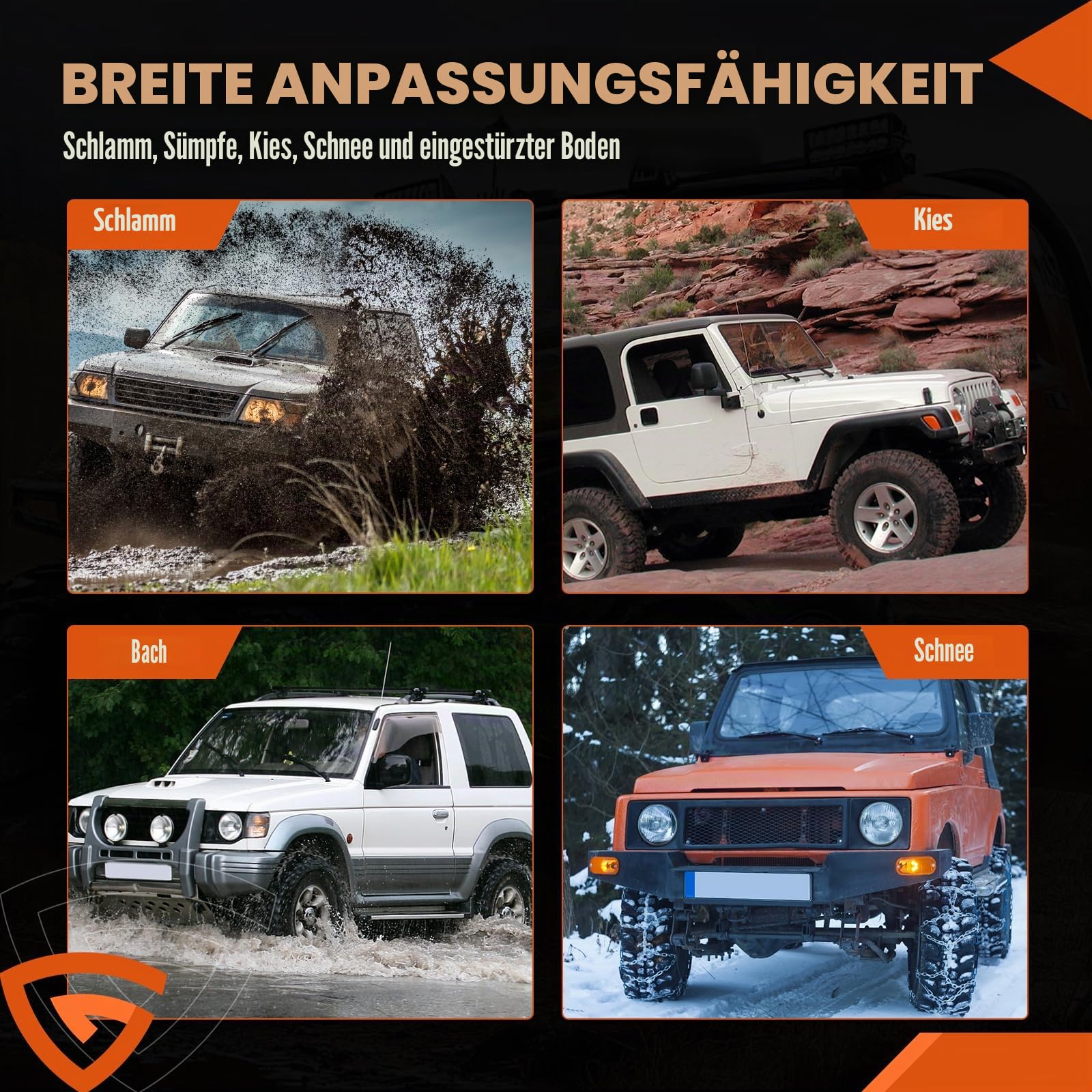 GEARMONSTER Elektrische Seilwinde 6123kg 13500lbs 12V Funkfernbedienung | Motorwinde, 2 Funkfernbedienungen, Kabelsteuerung, Abschleppen, für Jeep SUV ATV Quad Boot, wasserdicht IP67