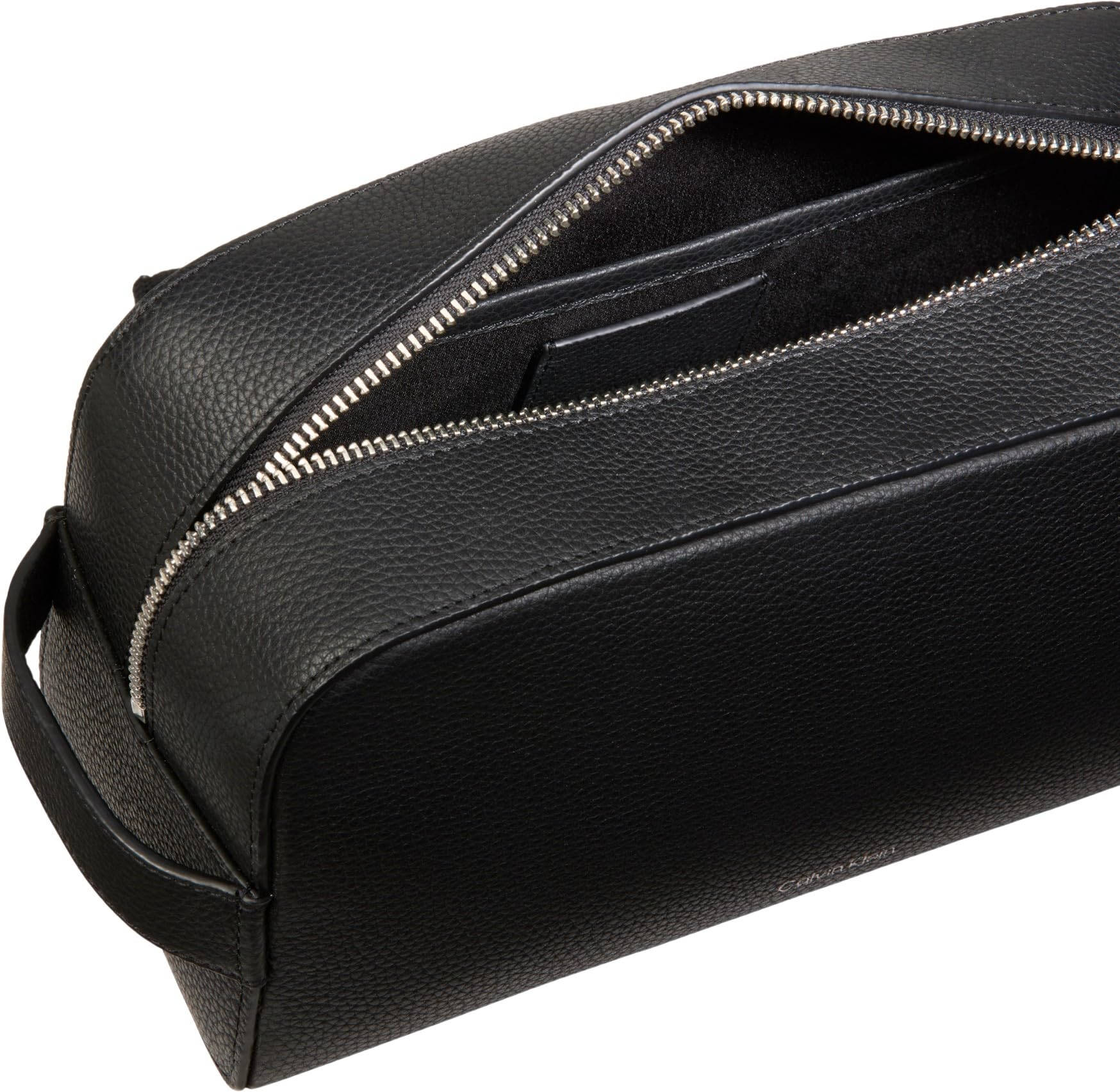 Calvin Klein Herren Kulturbeutel Foil Emboss mit Trageschlaufe, Schwarz (Black), Einheitsgröße