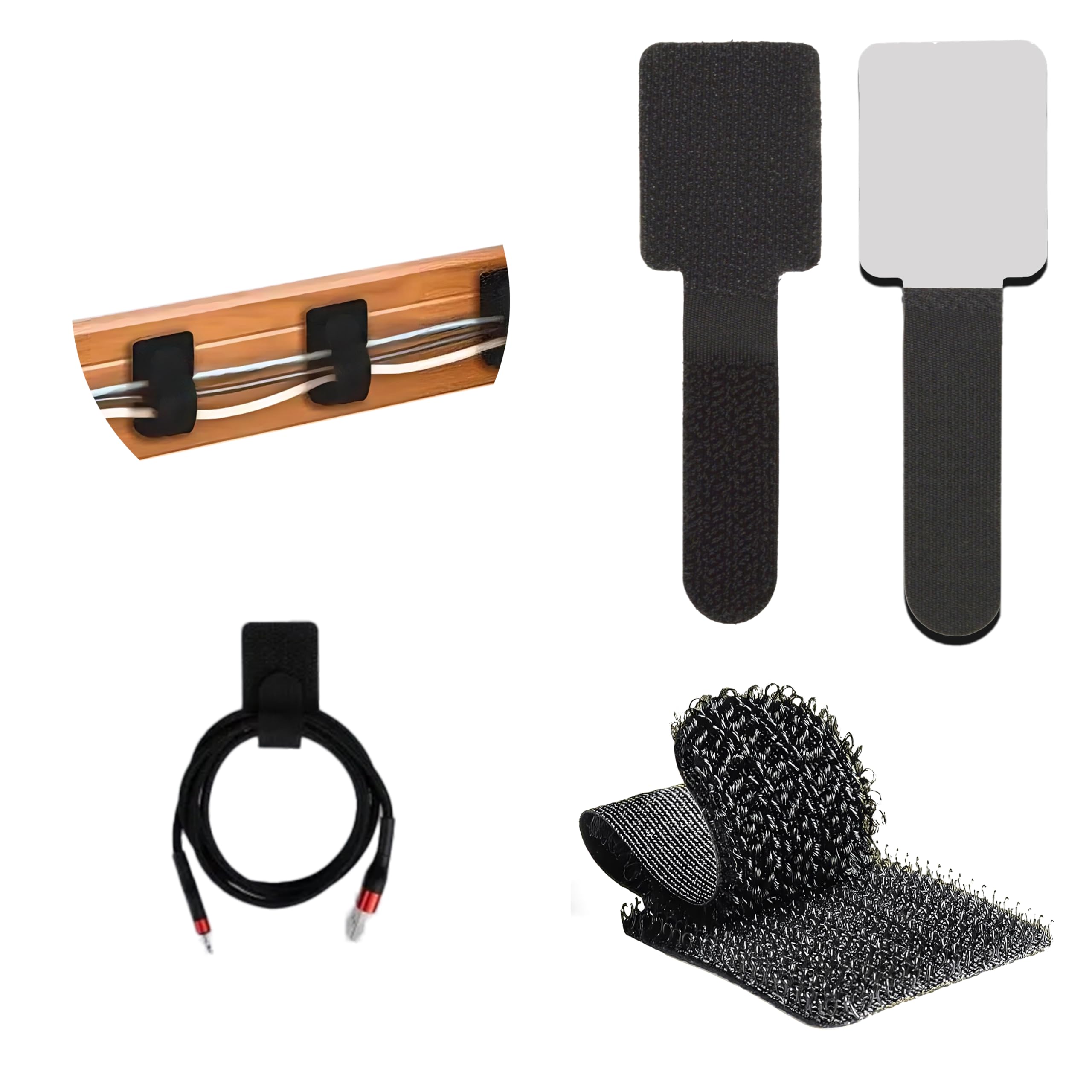 Armiz 50 Stück Kabel-Clips, selbstklebend, effiziente Kabel-Clips, Organizer, Kabelmanagement, starke, selbstklebende Kabel-Clips…