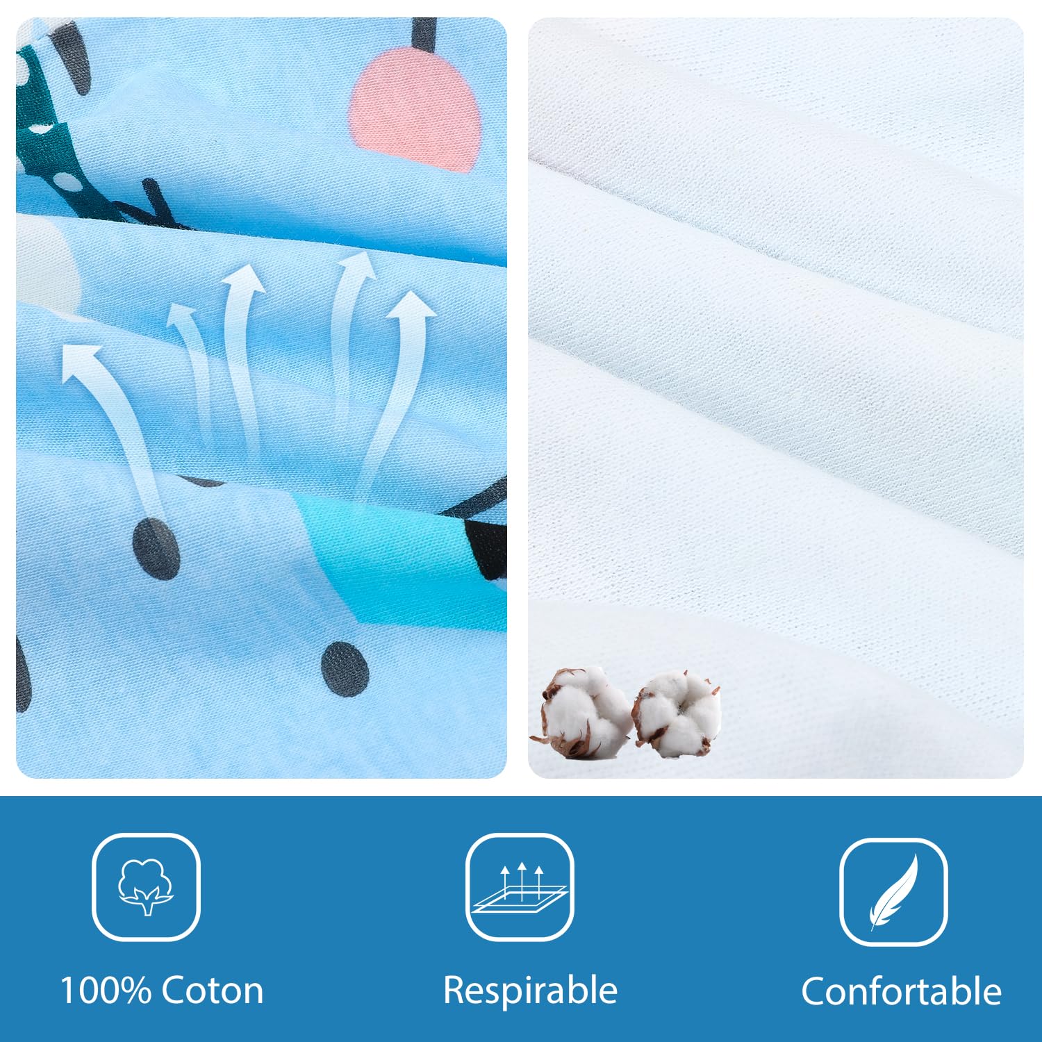 FLYISH DIRECT Pantalons Apprentissage Propreté Enfant Absorbant, Jupes de couches Réutilisable, Culotte Apprentissage enfant Lavable, 2 Pcs, 2-3 ans, S