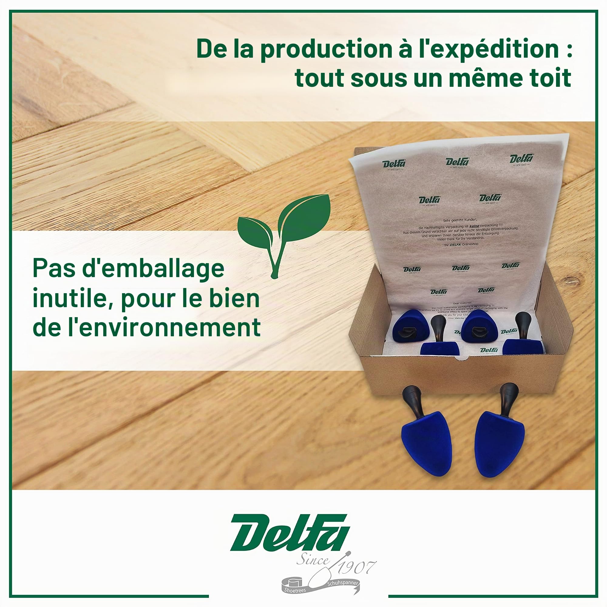 DELFA Samty Embauchoir universel en mousse pour chaussures Taille 39-42 Pour femme