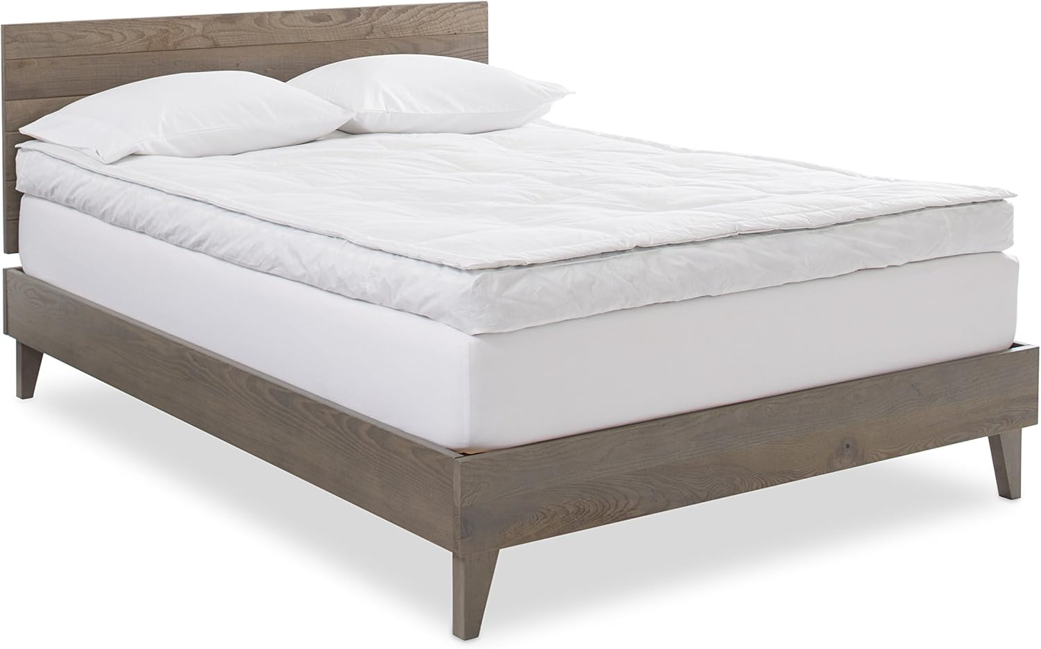 Comfortable Plush Down Top Sleep Featherbed with Baffle Box