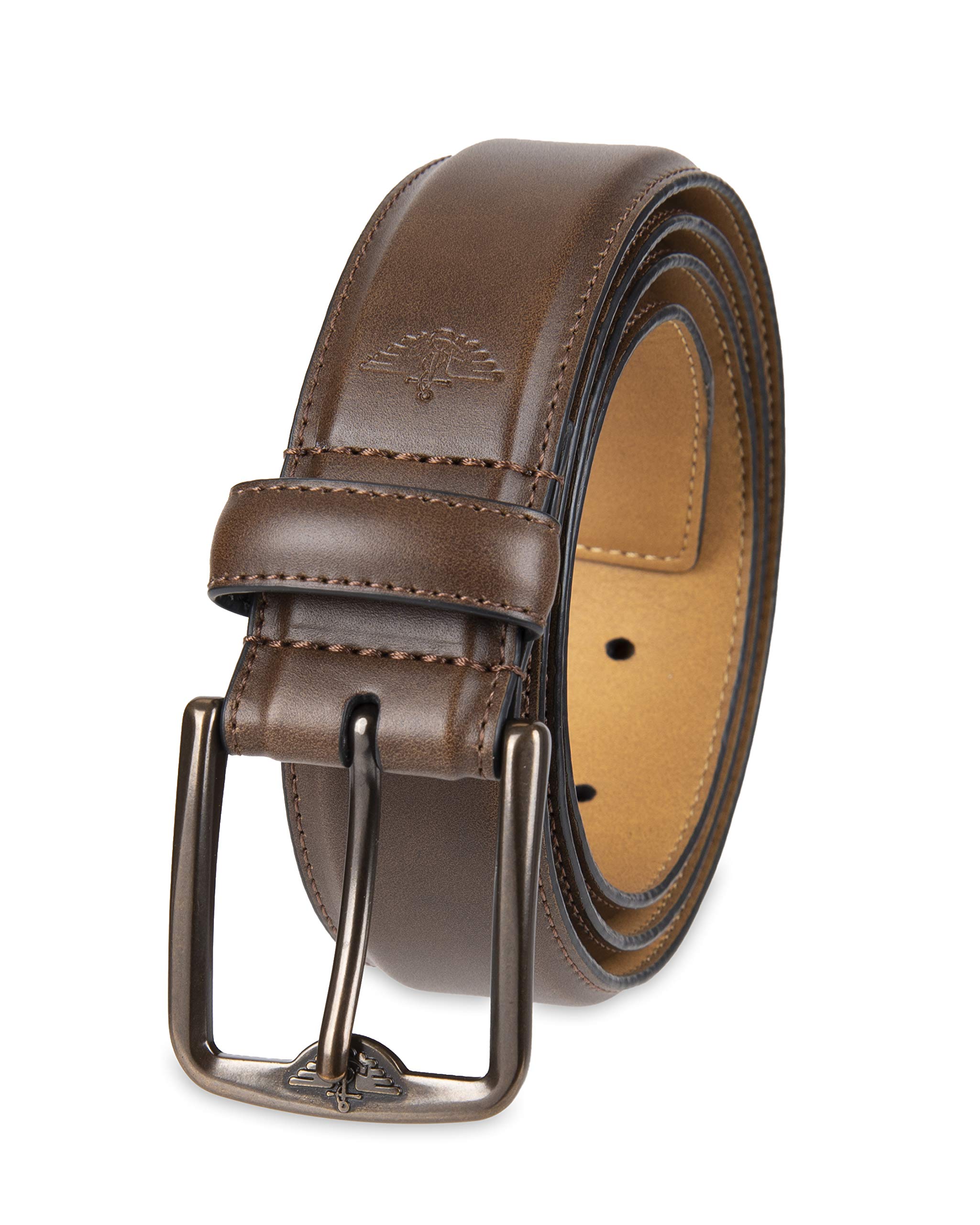 Men's Leather Casual Belt, Everyday Style (Regular and Big & Tall Sizing)