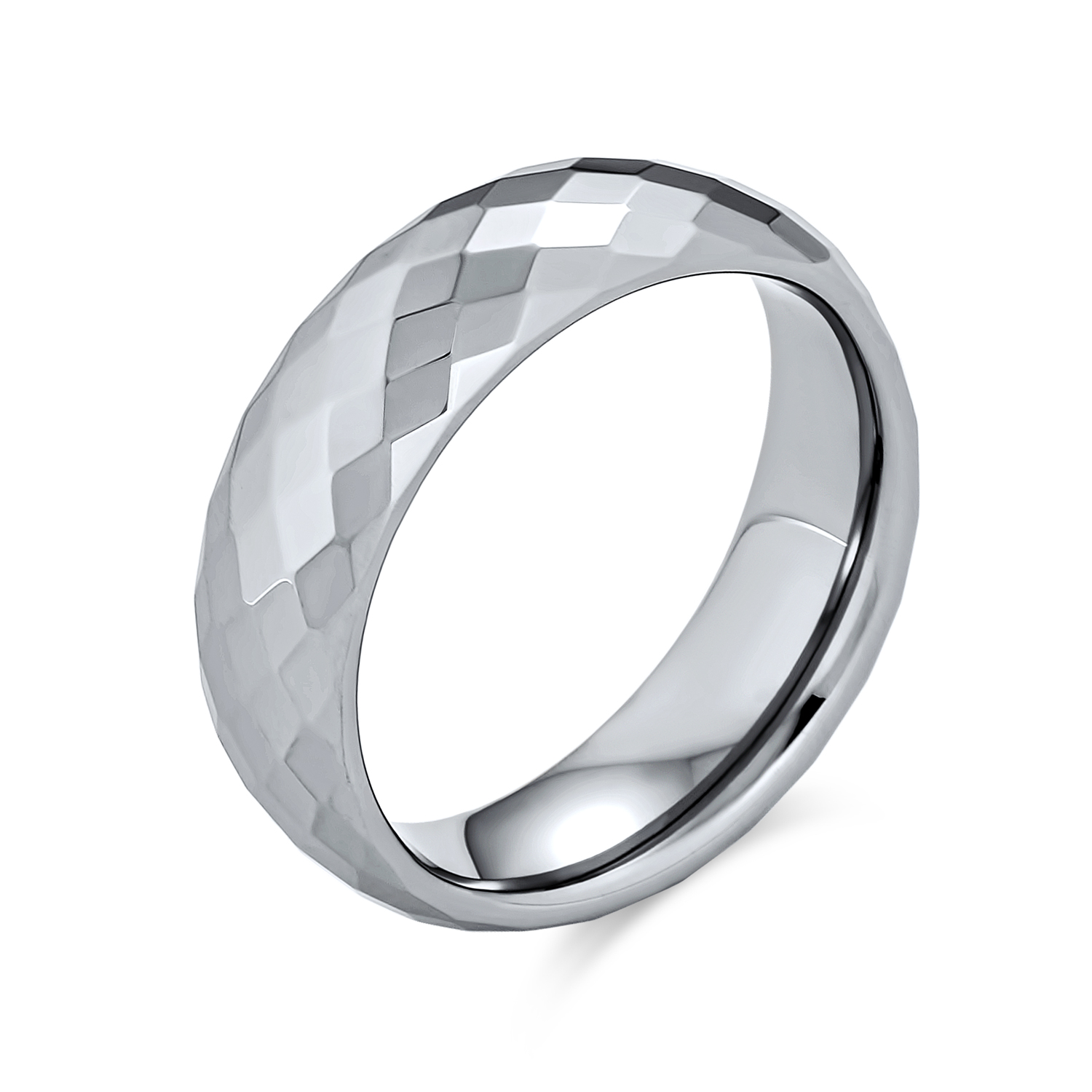 Bling Jewelry Bague Éternité Cristal 6mm - Acier Inoxydable Hypoallergénique | Couleurs Mois De Naissance