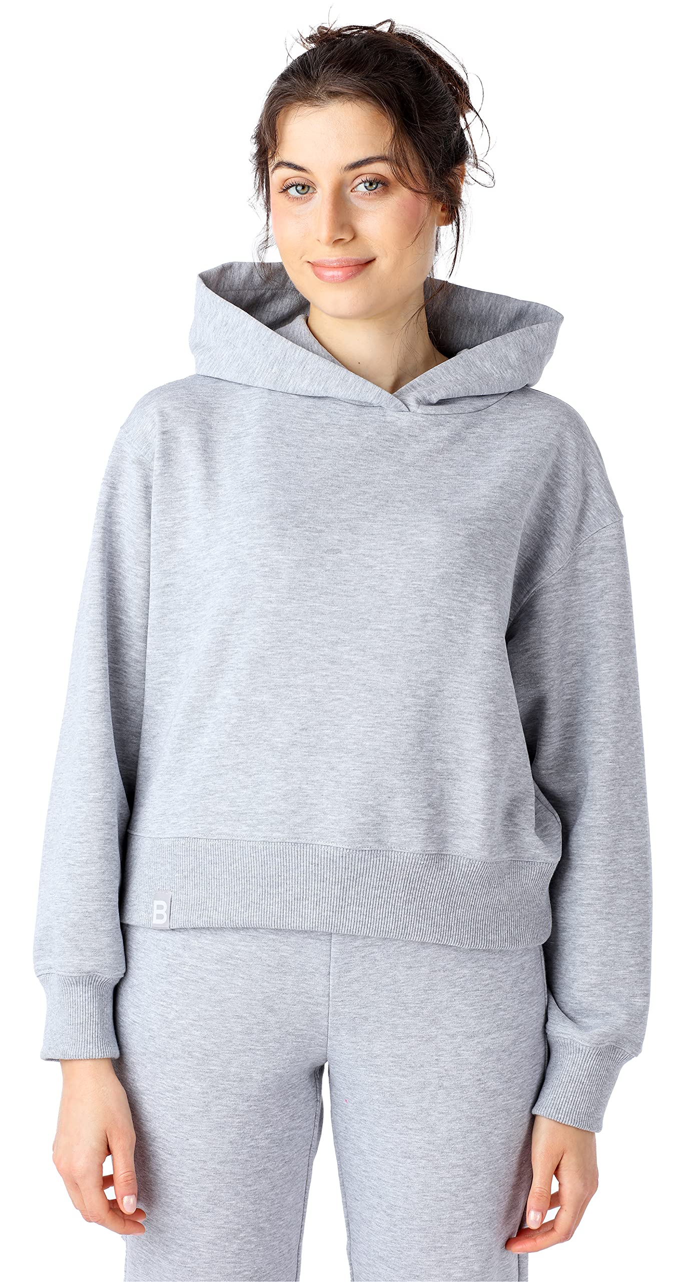Bellivalini Kapuzenpullover Damen Sportanzug Oberteil Jogging Pullover BLV208