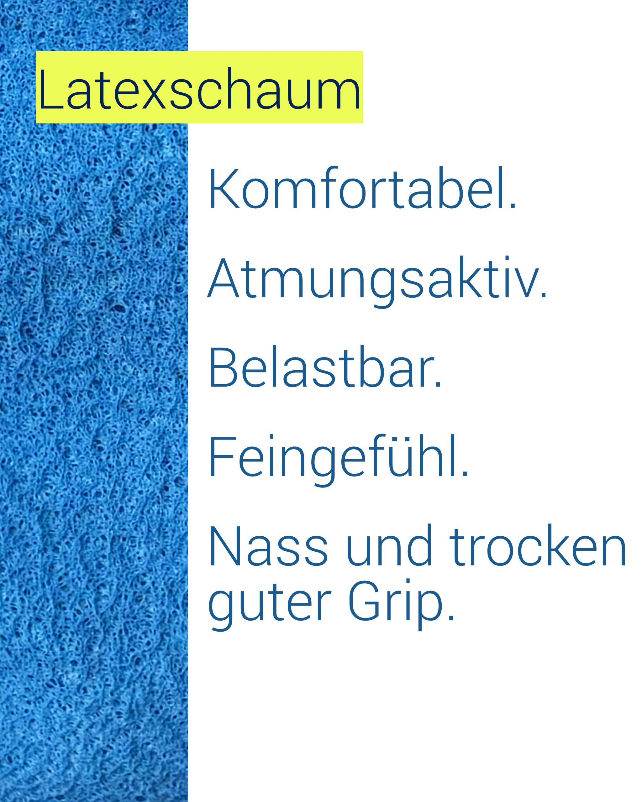 Trevendo Arbeitshandschuhe - Gripex - blaue Montagehandschuhe - Latex-Beschichtung - optimaler Grip für präzises Arbeiten - Gartenhandschuh - Damen & Herren, 36 Paar, Größe 10
