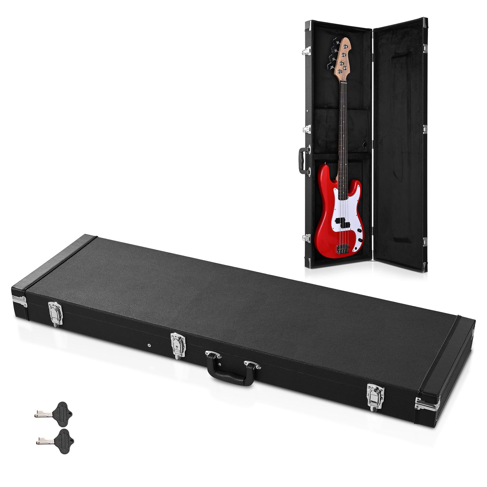 AW Bass Guitar Hard Case Classical Electric Guitar Wooden Hard