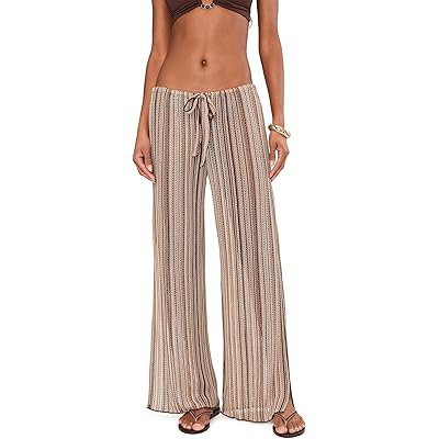 Купальник BECCA Seaside Crochet Knit Split Leg Pants
