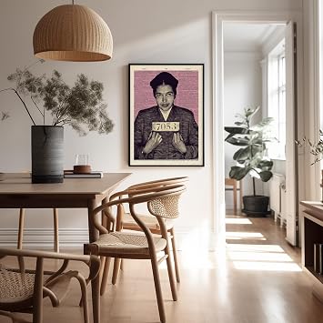 Poster Master Parks Mugshot Print - Retro First Lady of Civil Rights Poster - Dictionary Art - American Activist Wall Design - Great Bedroom or Living Room Wall Decor - 8x10 UNFRAMED Wall Art