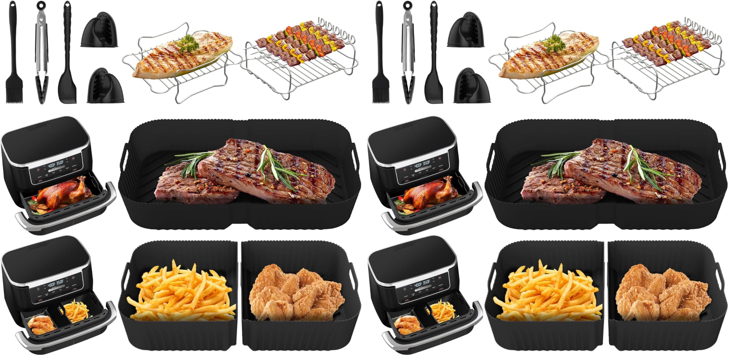 Moule Air Fryer Ninja 10.4L AF500EU pour éviter les corvées de nettoyage