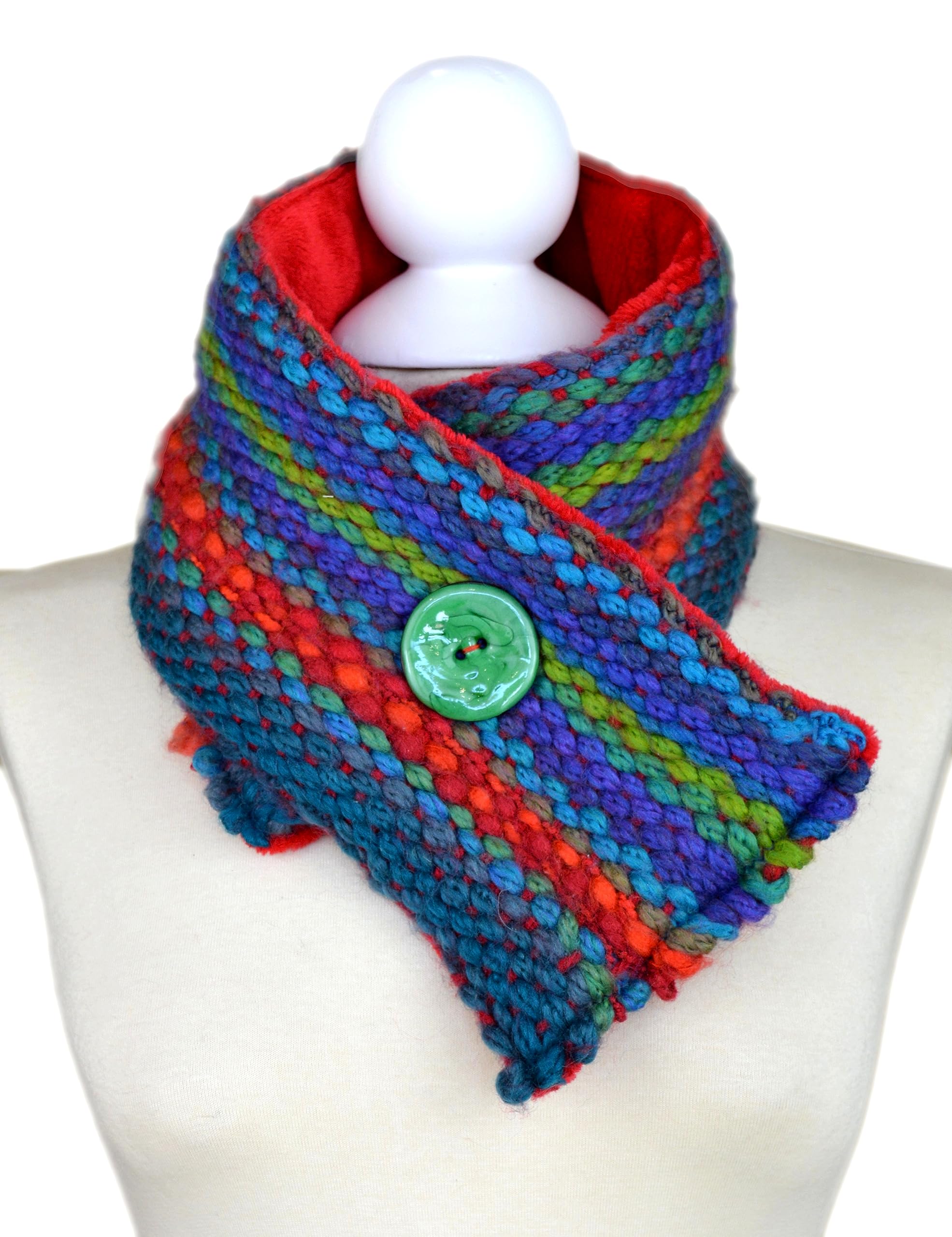 Cuello tejido a mano para mujer. Bufanda tejida a mano para mujer.