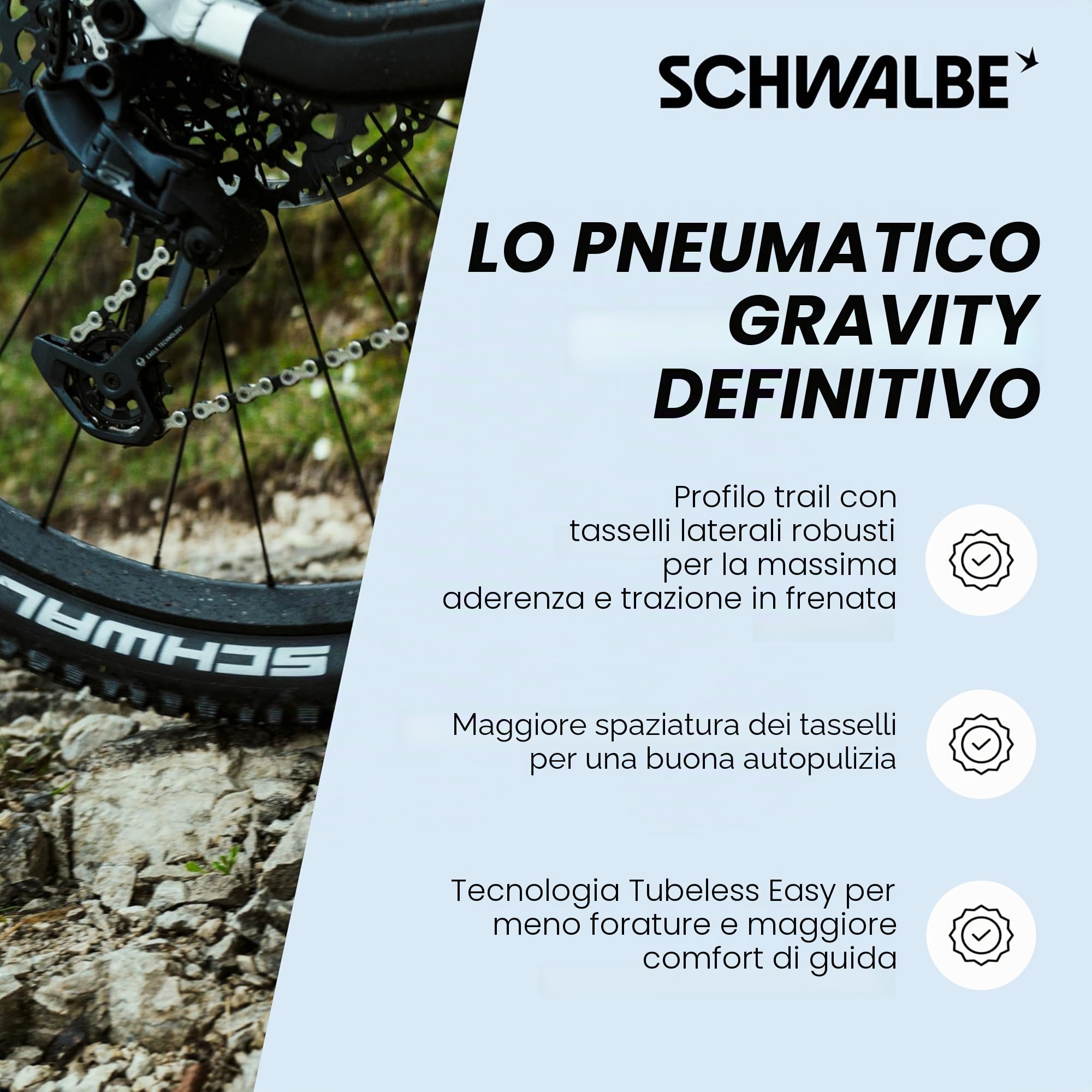 Schwalbe Nobby Nic, Pneumatico da Bici Unisex Adulto, Nero, Unica