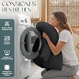 Utopia Bedding Couette Chaude sans Housse, 220x240 cm, 370 g/m², Grise - 8