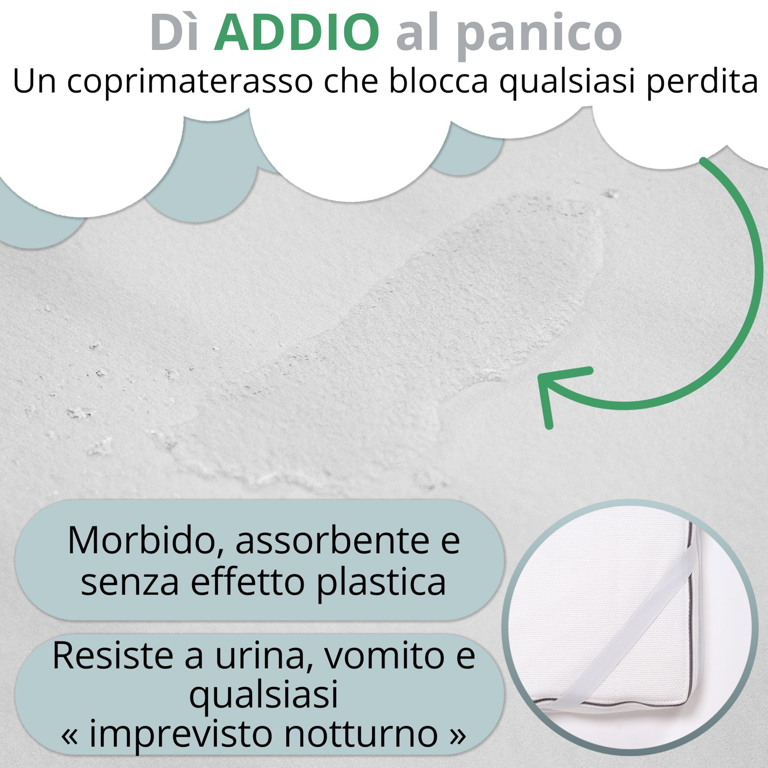 Set Lenzuola Lettino Neonato 60x120 / 60x125. 2 Lenzuola con Angoli in Cotone Jersey + 1 Coprimaterasso Impermeabile in Spugna. Certificato OekoTex. Fantasia Stelle 125x60 / 120x60