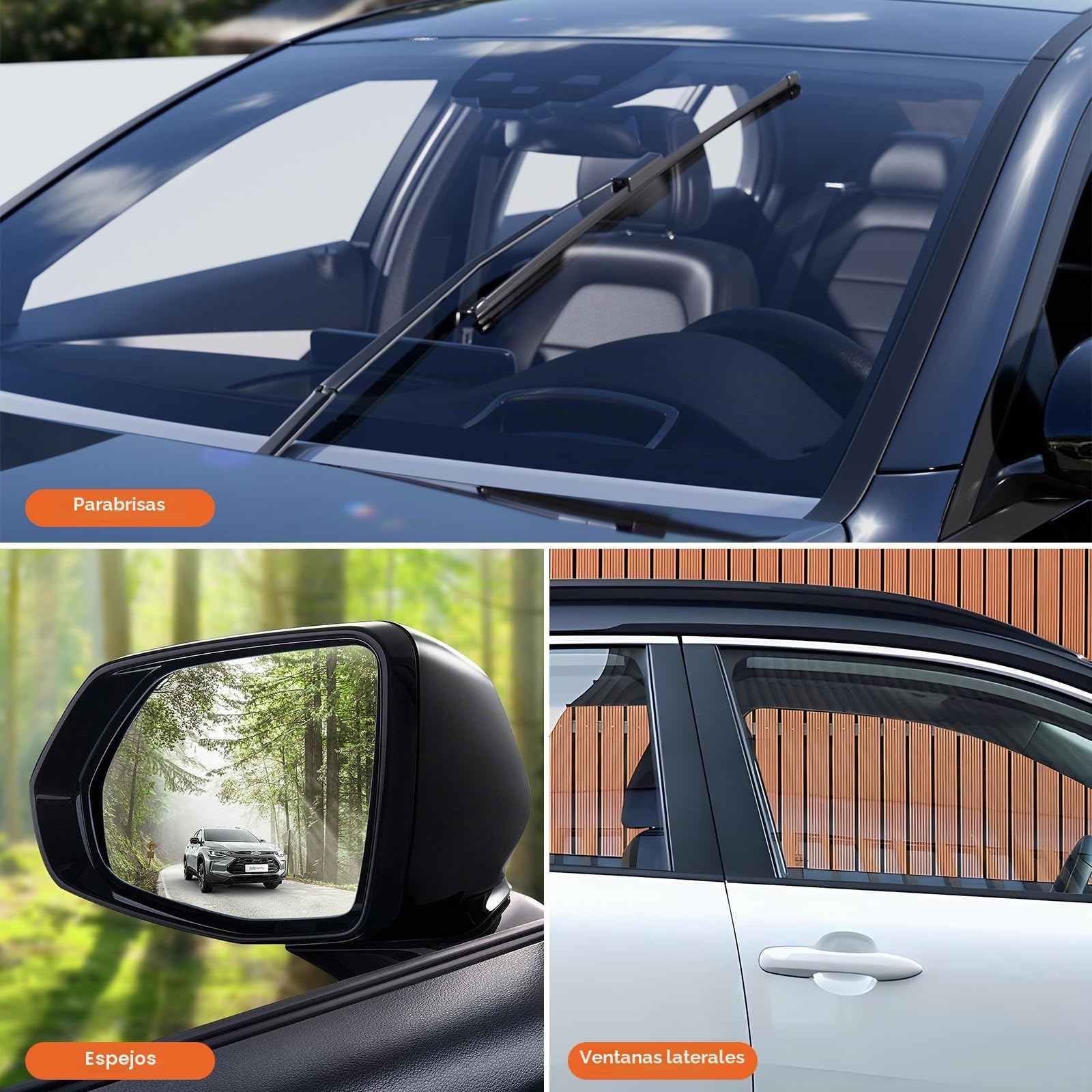 Q4 Glass Guard Limpiador De Película Grasa Para Luneta De Coche 100 Ml – Limpiador De Película Aceitosa Para Vidrio Con Cepillo, Limpiadors Emulsión Para Lunas De Coche, Ventanas, Espejos