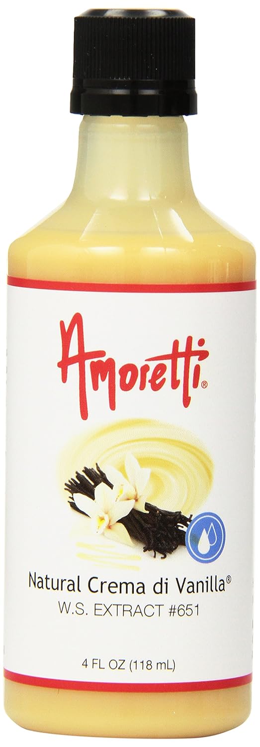Amoretti Natural Crema Di Vanilla Extract, 4 Fluid Ounce