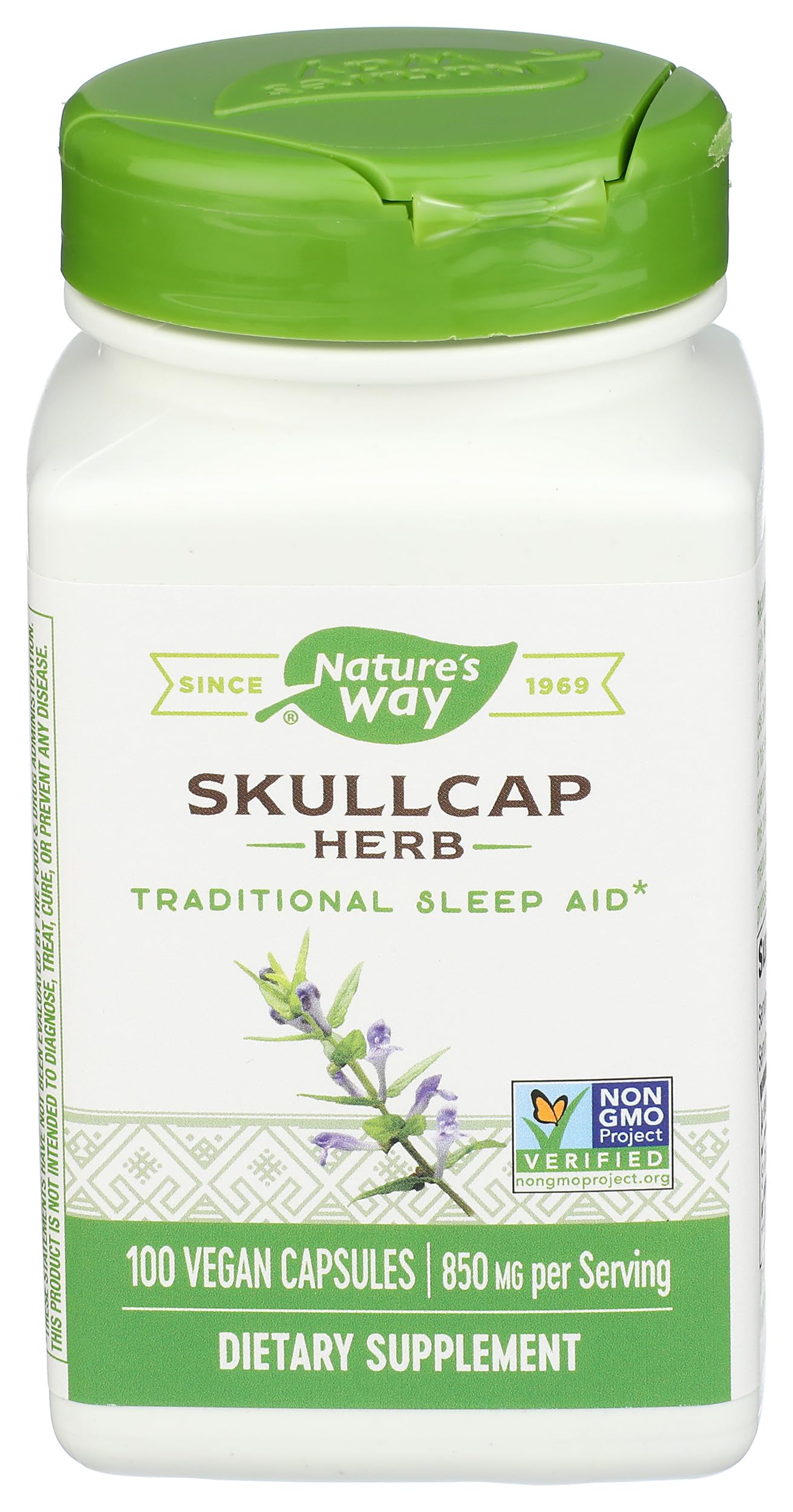 Scullcap Herb - 100 Capsules by Nature's Way-picture-17