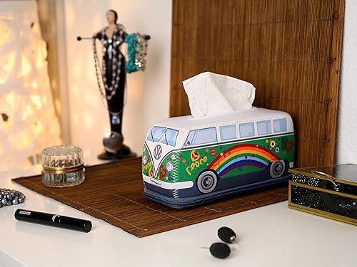 Miniatura 5 de BRISA VW Collection - Dispensador de neopreno Volkswagen para pañuelos de papel, pañuelos cosméticos o servilletas en diseño de autocaravana T1